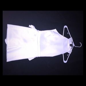 All white romper